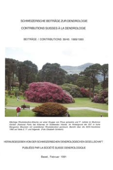 Annuaire 39/40 | 1989-1990